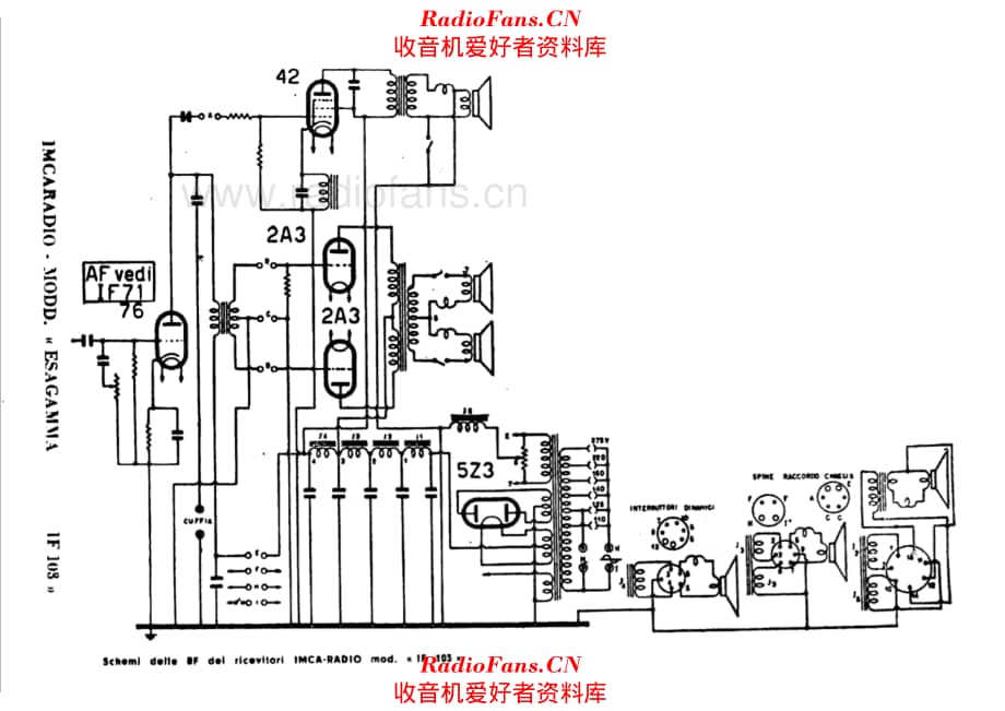 Imcaradio IF103 LF and power supply 电路原理图.pdf_第1页