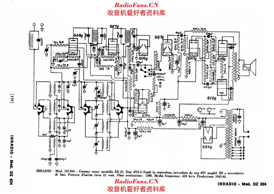 Irradio DZ824 电路原理图.pdf_第1页