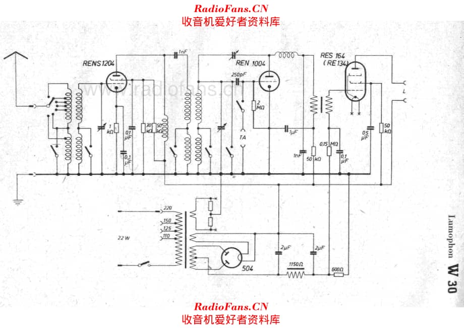 Lumophon W30 电路原理图.pdf_第1页