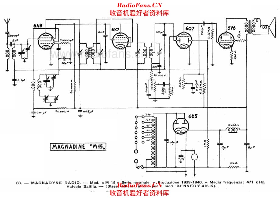 Magnadyne M15 电路原理图.pdf_第1页