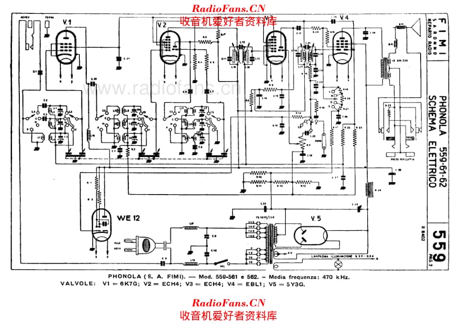 Phonola 559 alternate 电路原理图.pdf_第1页