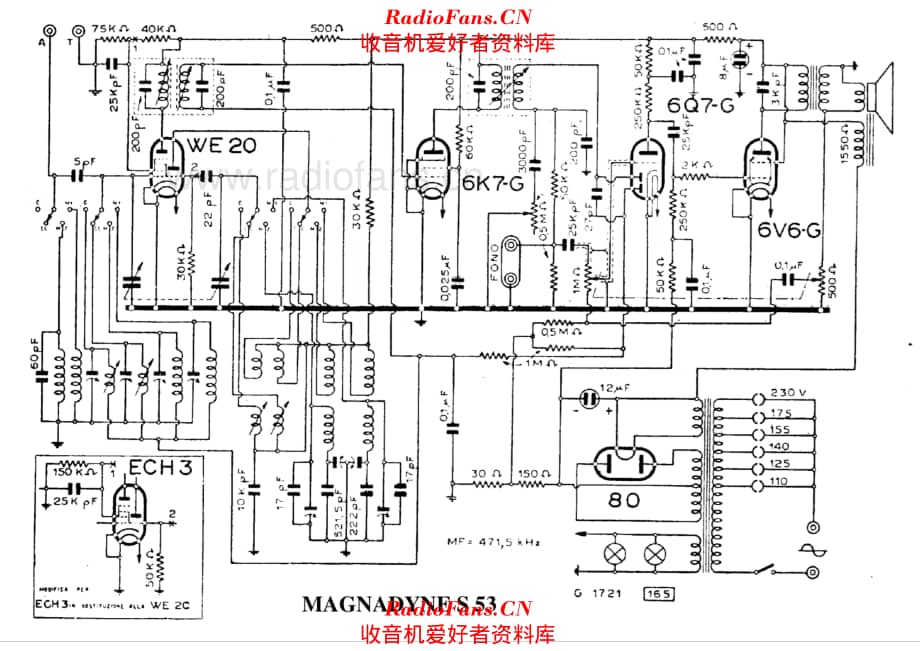 Magnadyne S53 alternate 电路原理图.pdf_第1页