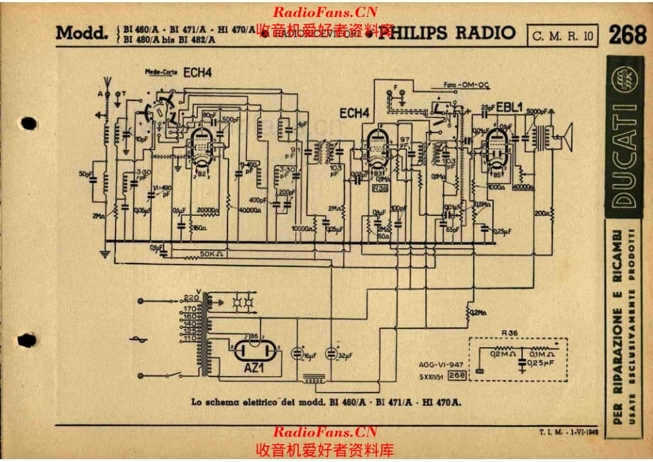 Philips BI460-A_BI471-A_HI470-A_2 电路原理图.pdf_第1页