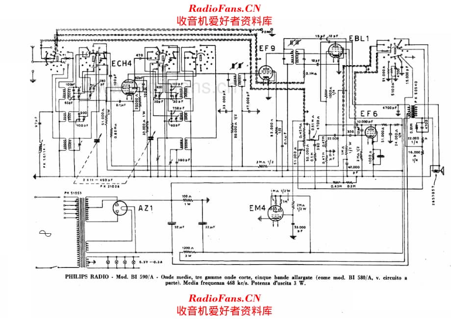 Philips BI590A 电路原理图.pdf_第1页