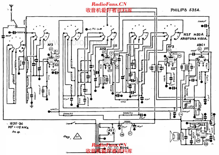 Philips 535A 电路原理图.pdf_第1页