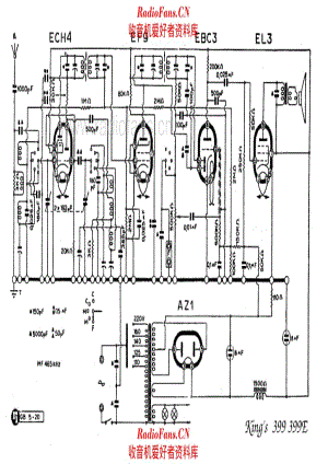 King's Radio 399 399E 电路原理图.pdf
