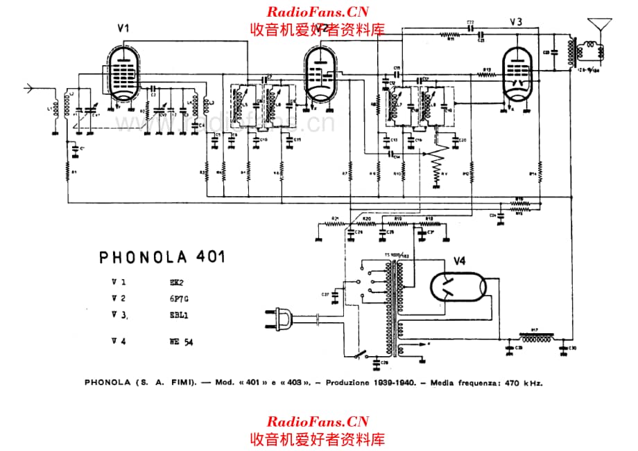 Phonola 401 403 电路原理图.pdf_第1页