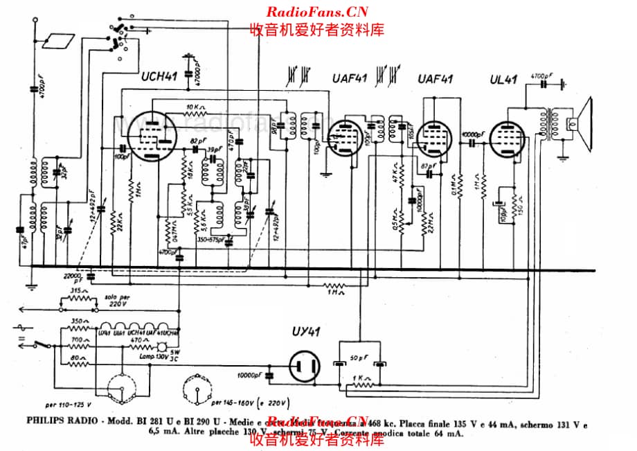 Philips BI281U BI290U 电路原理图.pdf_第1页