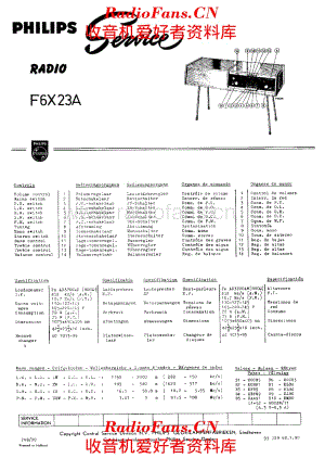 Philips F6X23A 电路原理图.pdf