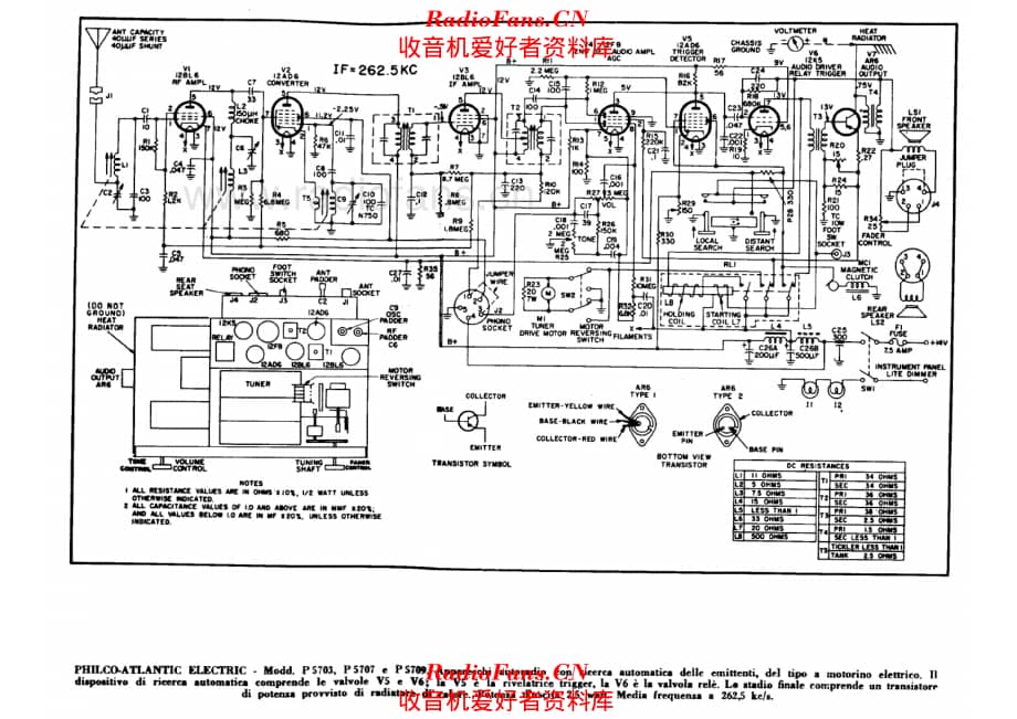 Philco P5703 P5707 P5709 电路原理图.pdf_第1页