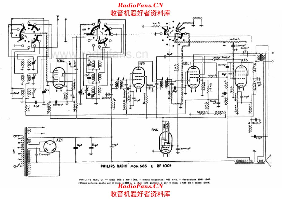 Philips 666 RF1001 电路原理图.pdf_第1页