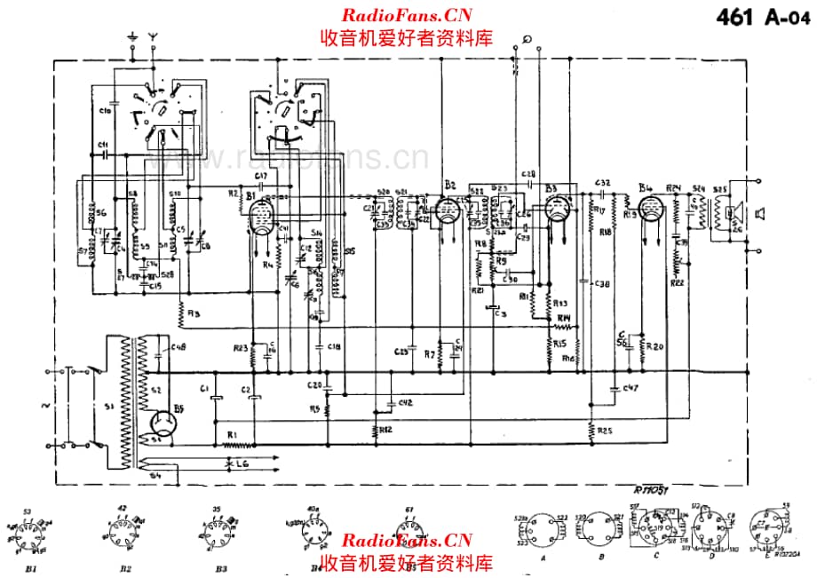 Philips 461A 电路原理图.pdf_第1页