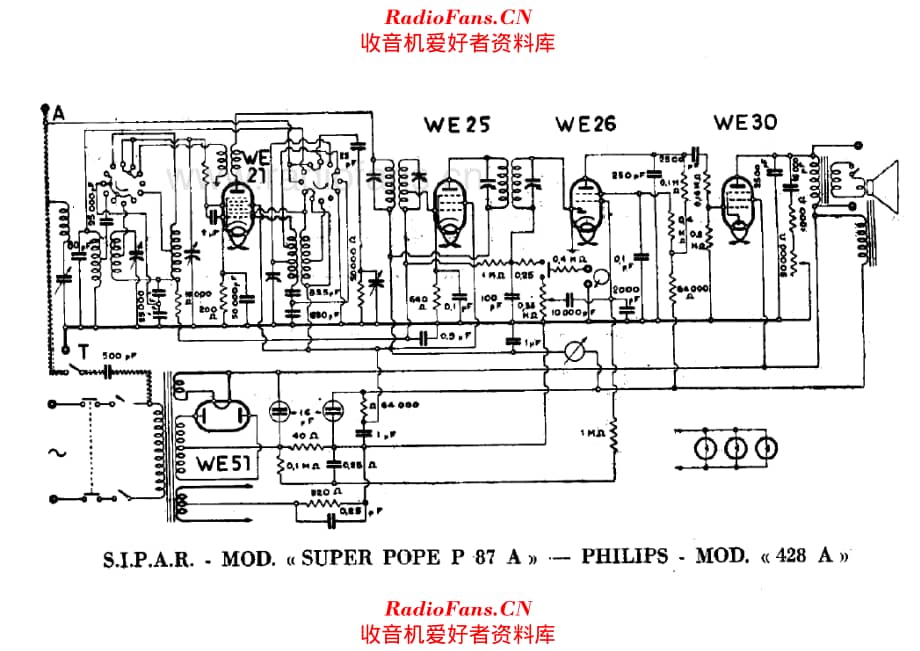 Philips 428A 电路原理图.pdf_第1页