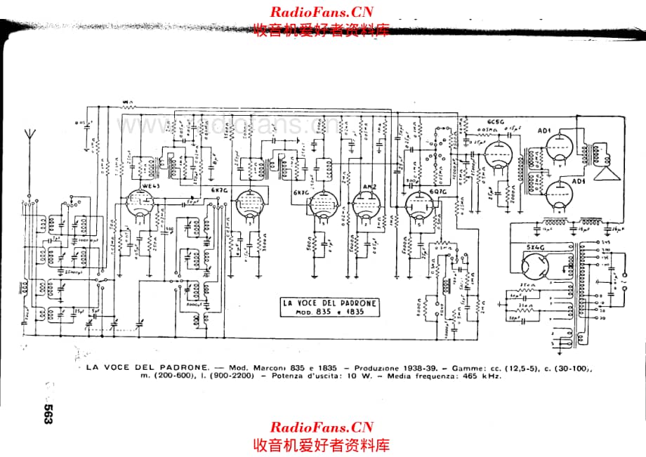 Marconi 835 1835 Marconi 电路原理图.pdf_第1页