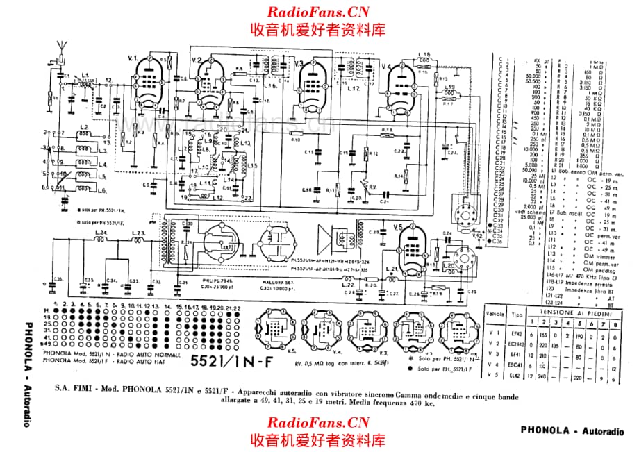 Phonola 5521-1N 5521-F alternate 电路原理图.pdf_第1页