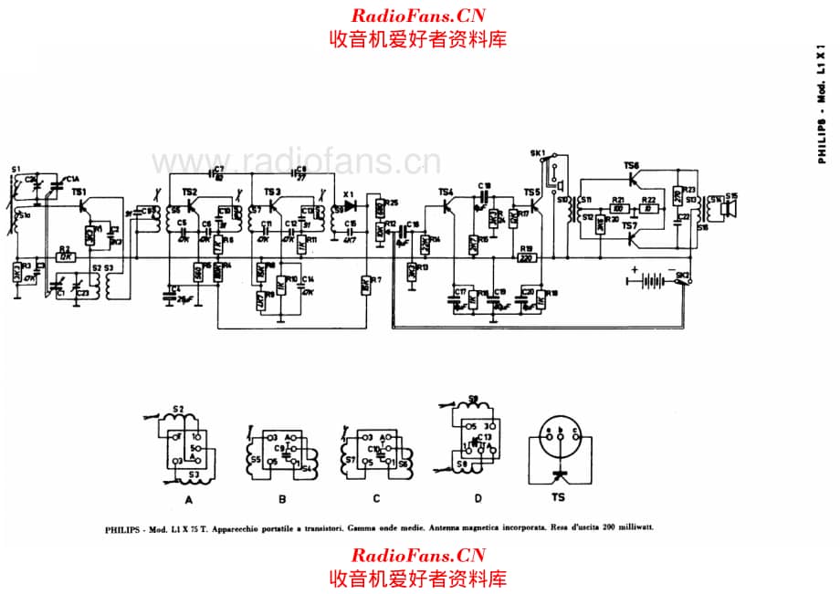 Philips L1X75T 电路原理图.pdf_第1页