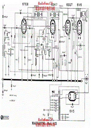 Magnadyne S23 alternate 电路原理图.pdf