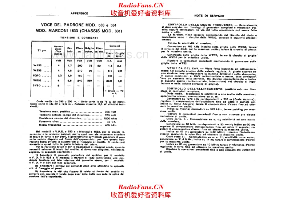 Marconi 533 534 1533 alignment 电路原理图.pdf_第1页