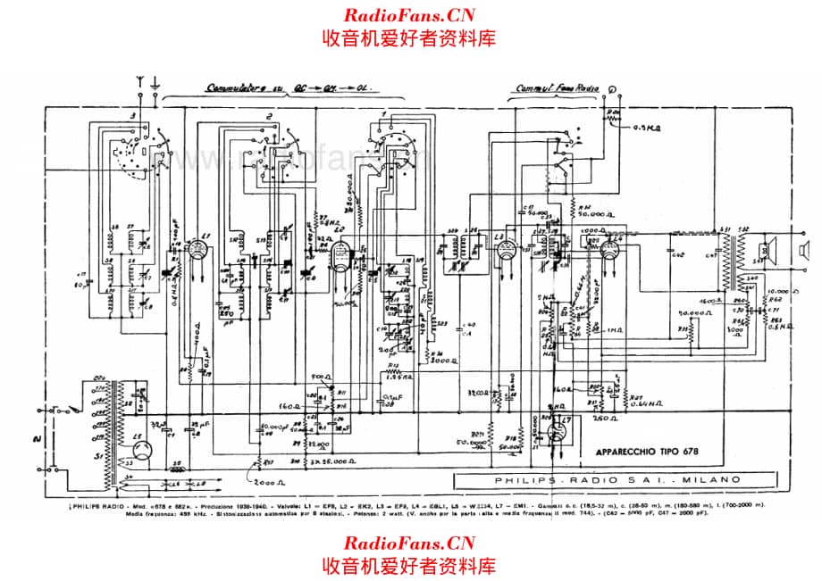 Philips 678 682 电路原理图.pdf_第1页