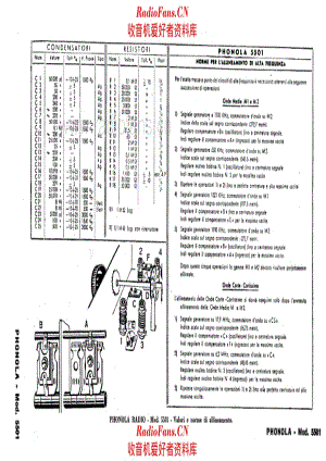 Phonola 5501 components 电路原理图.pdf