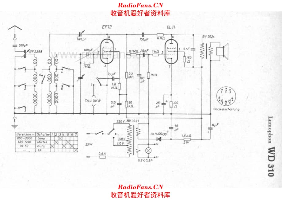 Lumophon WD310 电路原理图.pdf_第1页