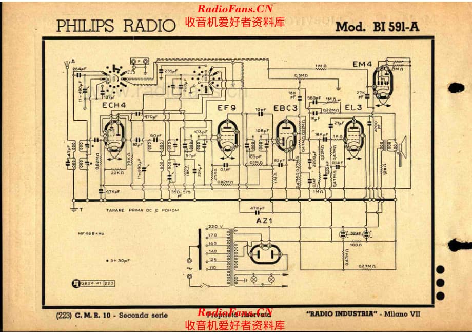 Philips BI591-A 电路原理图.pdf_第1页