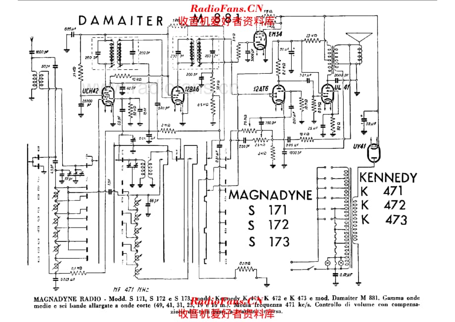 Magnadyne S171 S172 S173 电路原理图.pdf_第1页