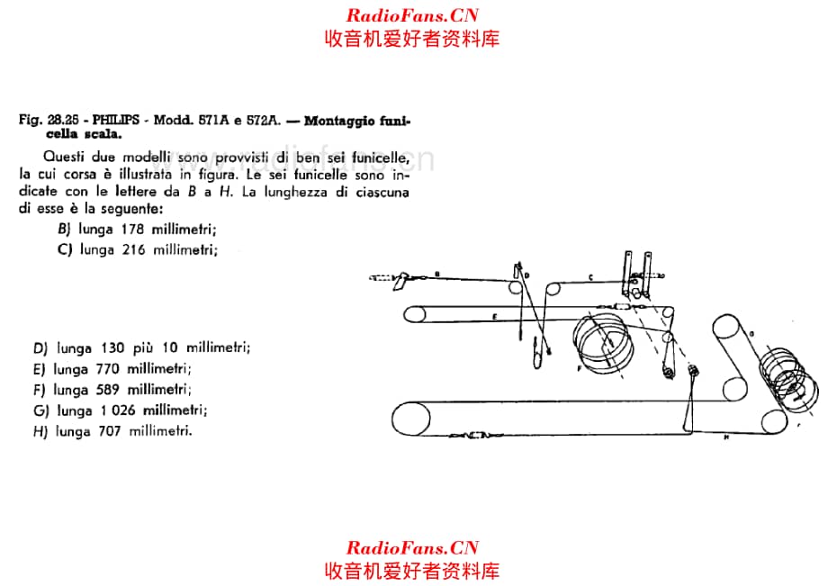 Philips 571A 572A tuning cord 电路原理图.pdf_第1页