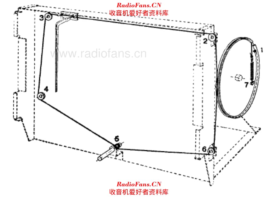 Phonola 641 642 645 646 tuning cord assembly 电路原理图.pdf_第1页