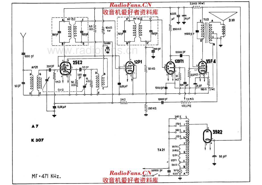 Kennedy K307 A7 电路原理图.pdf_第1页