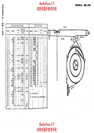 Phonola 630 632 components 电路原理图.pdf