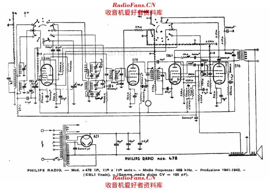 Philips 478 II III IV series 电路原理图.pdf_第1页