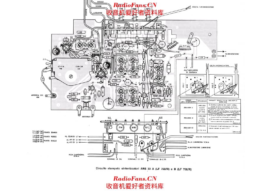 LESA Printed Board ARS33A 电路原理图.pdf_第1页