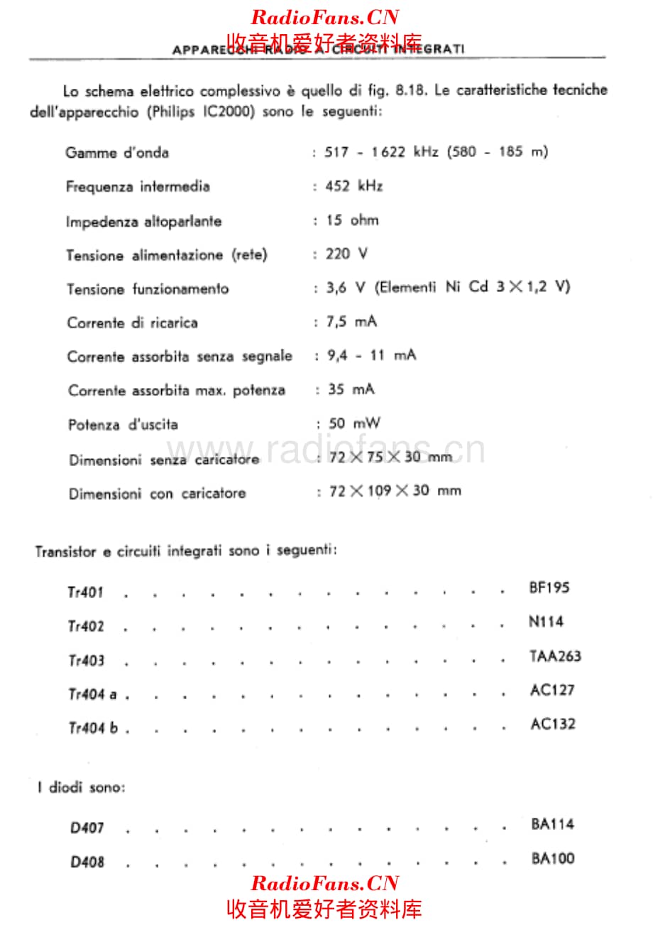 Philips IC2000 components 电路原理图.pdf_第1页