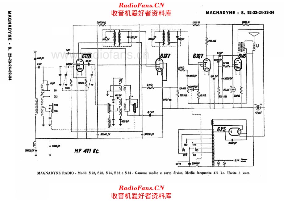 Magnadyne S22 S23 S24 S32 S34_2 电路原理图.pdf_第1页