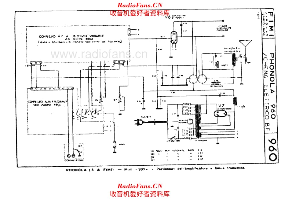 Phonola 960 LF unit alternate 电路原理图.pdf_第1页