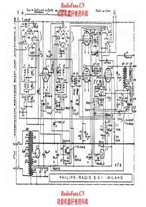 Philips 476 电路原理图.pdf