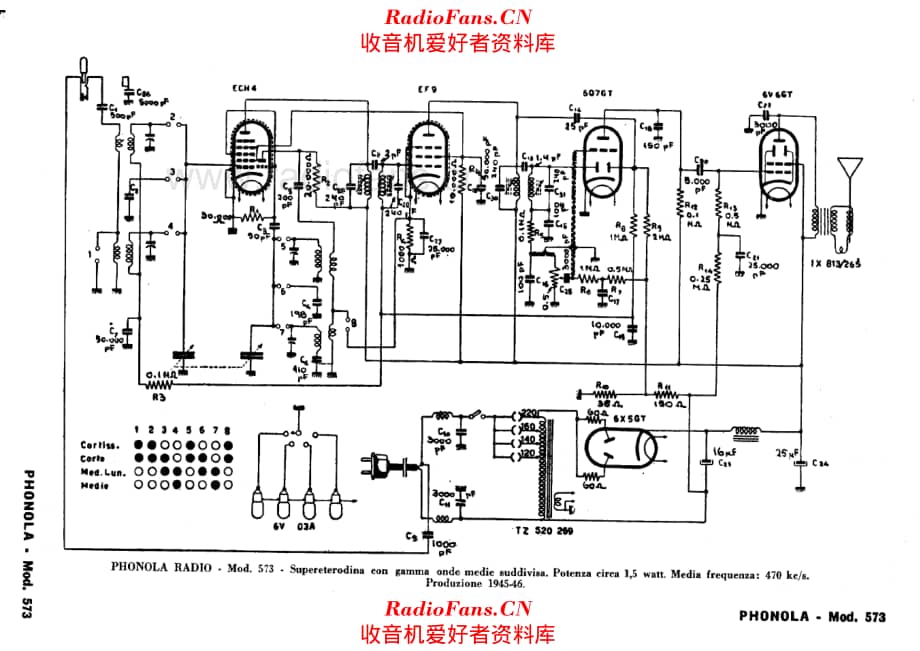 Phonola 573 alternate 电路原理图.pdf_第1页