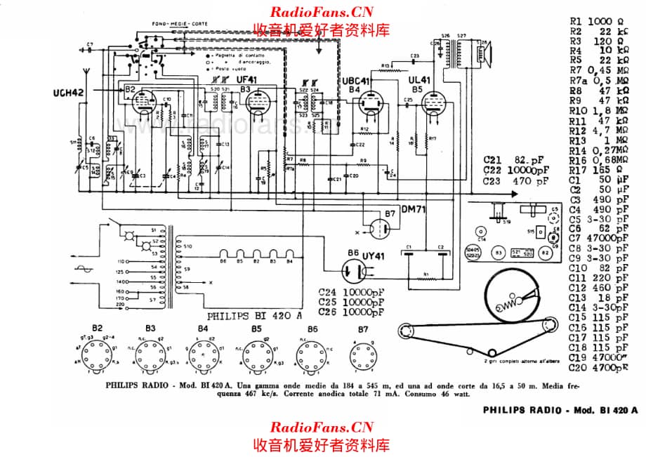 Philips BI420A 电路原理图.pdf_第1页