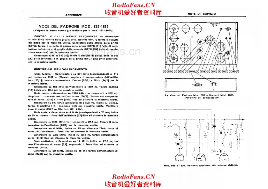 Marconi 835 1835 alignment 电路原理图.pdf_第1页