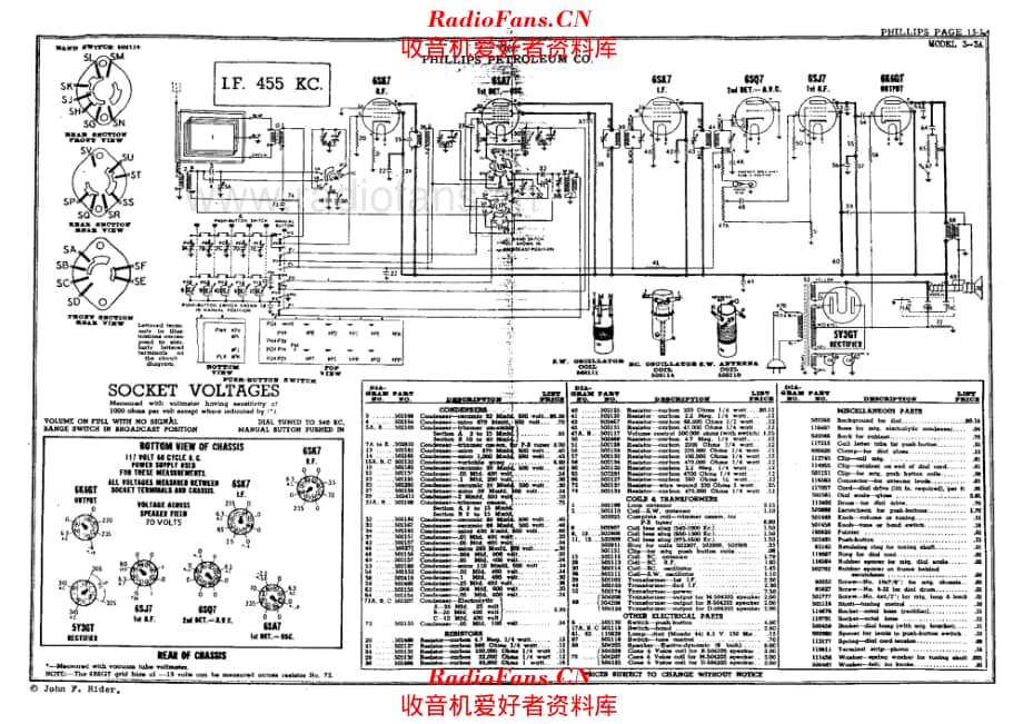 Phillips 3-3A components 电路原理图.pdf_第1页