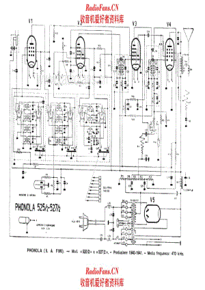 Phonola 525-2 527-2 电路原理图.pdf