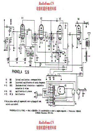 Phonola 529 电路原理图.pdf