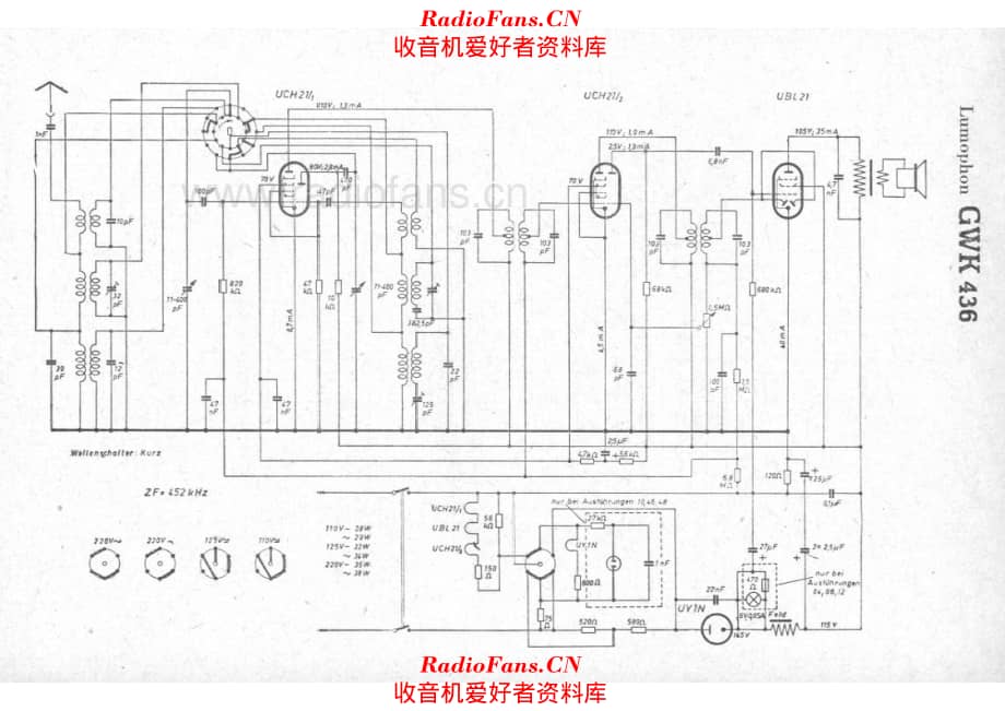 Lumophon GWK436 电路原理图.pdf_第1页