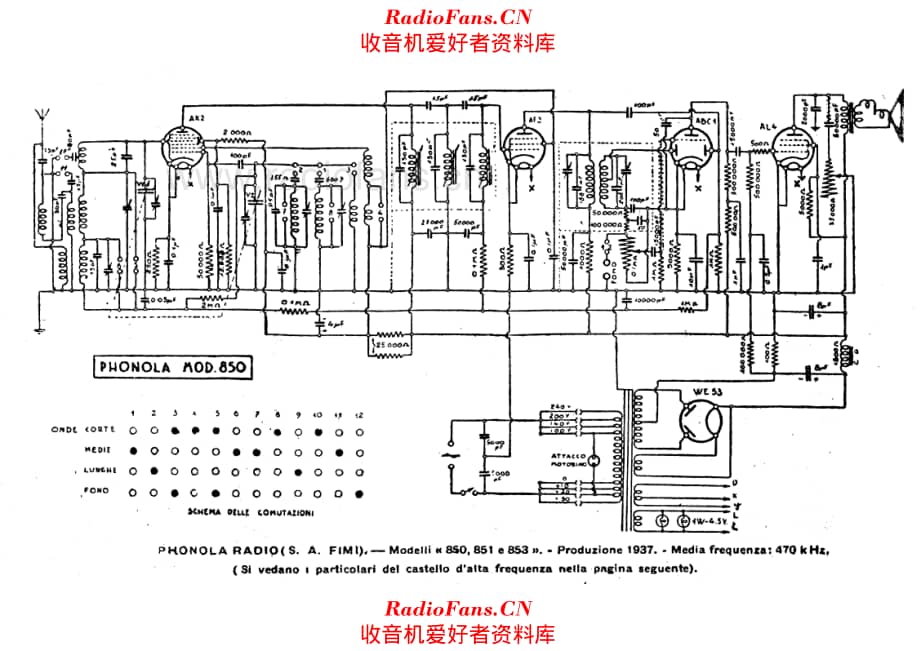 Phonola 850 电路原理图.pdf_第1页