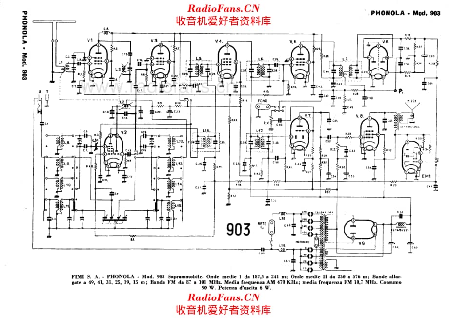 Phonola 903 电路原理图.pdf_第1页