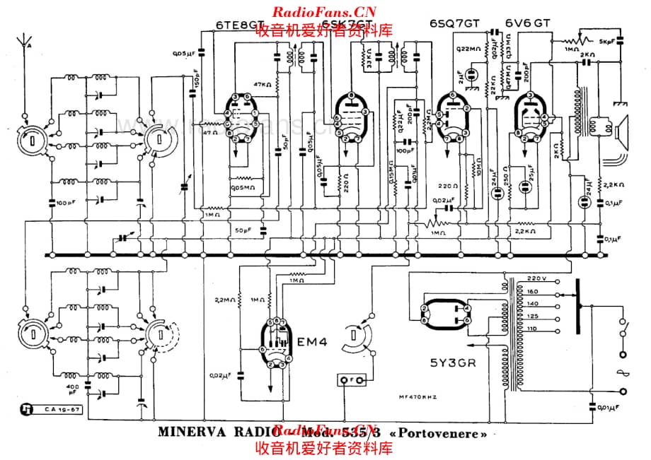 Minerva 535-3 Portovenere alternate 电路原理图.pdf_第1页