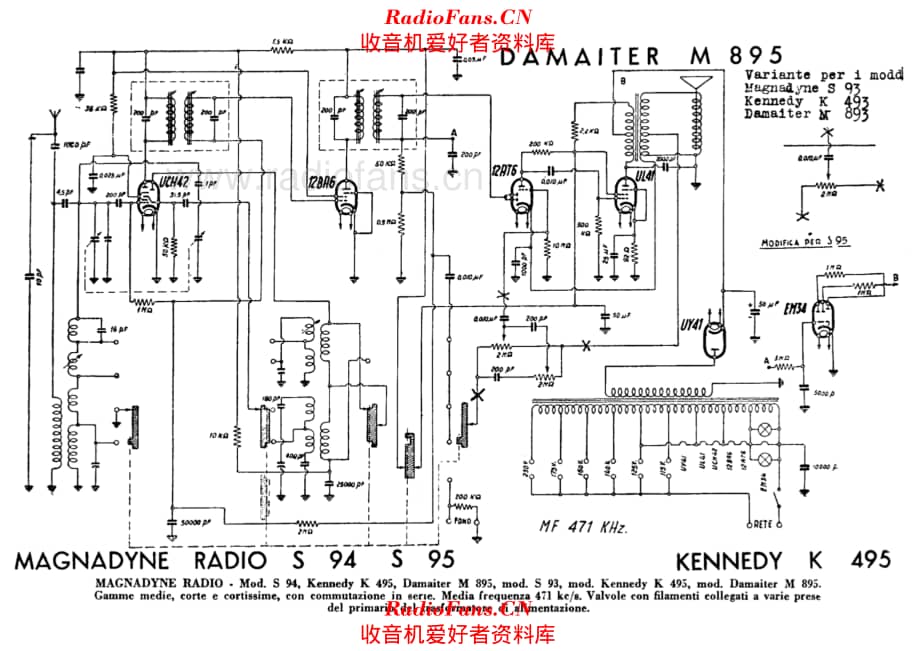 Magnadyne S94 S95 电路原理图.pdf_第1页