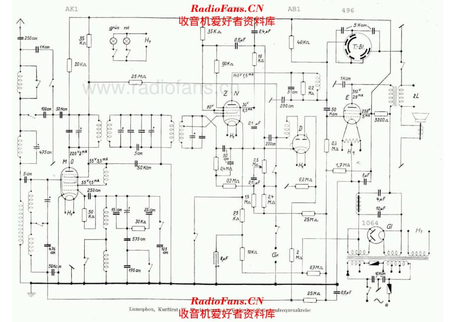 Lumophon Kurfuerst W 电路原理图.pdf_第1页