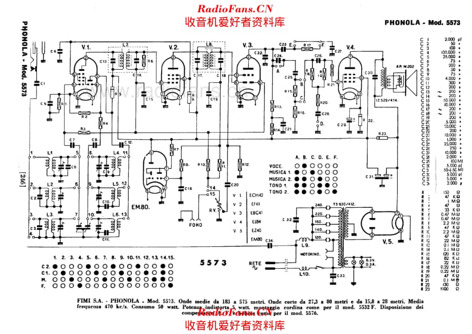 Phonola 5573 电路原理图.pdf_第1页